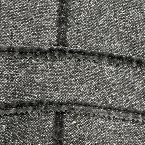 Sigrid Olsen 2 Piece Suit Shift Dress Blazer Jacket Gray Tweed Wool Blend | Sz 6 - Picture 11 of 15